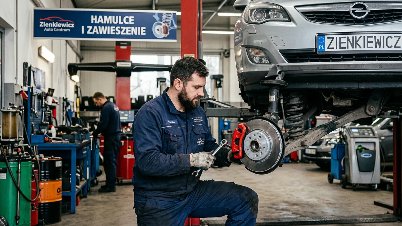 Hamulce, zawieszenie i kierownica