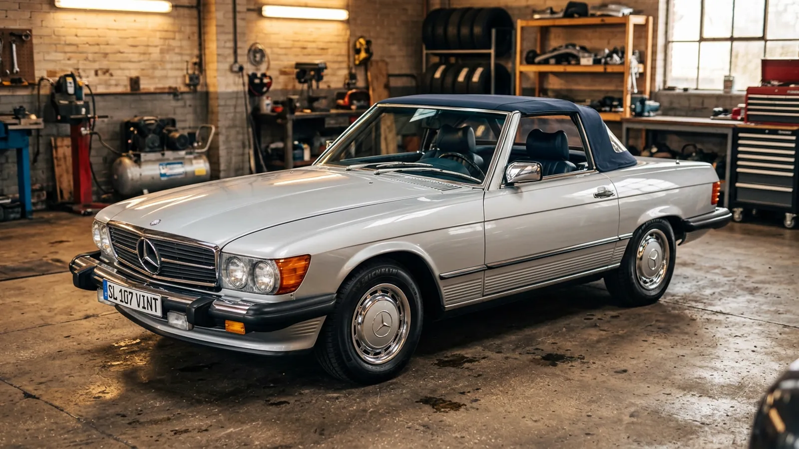 Mercedes SL R107 — Wygłuszenie