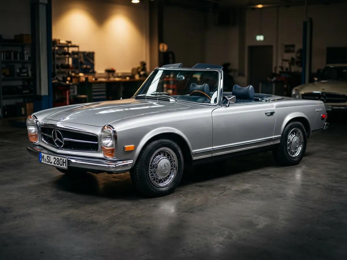 Mercedes SL R107 — Wygłuszenie kompleksowe